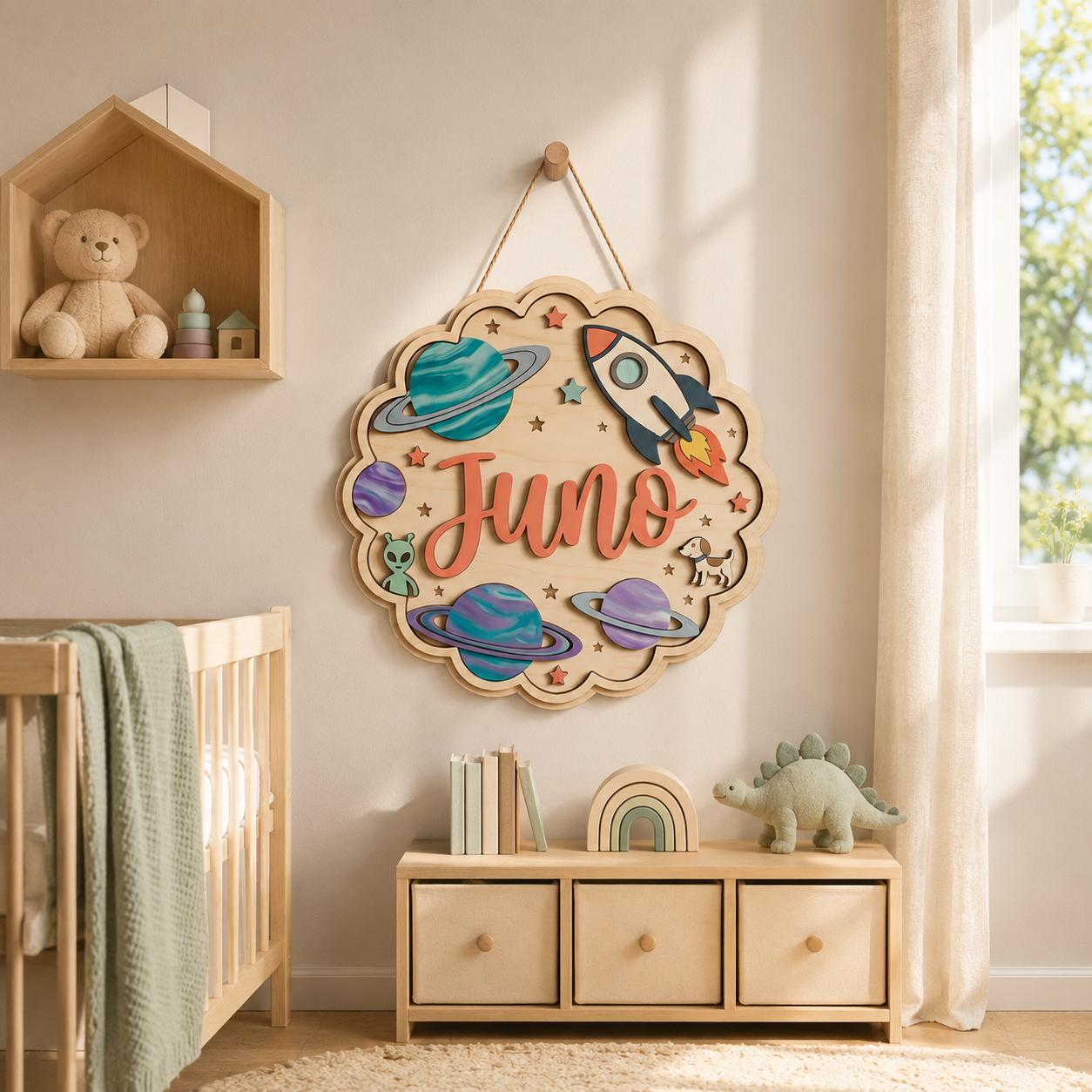 Personalized Kids Name Sign for Door & Wall