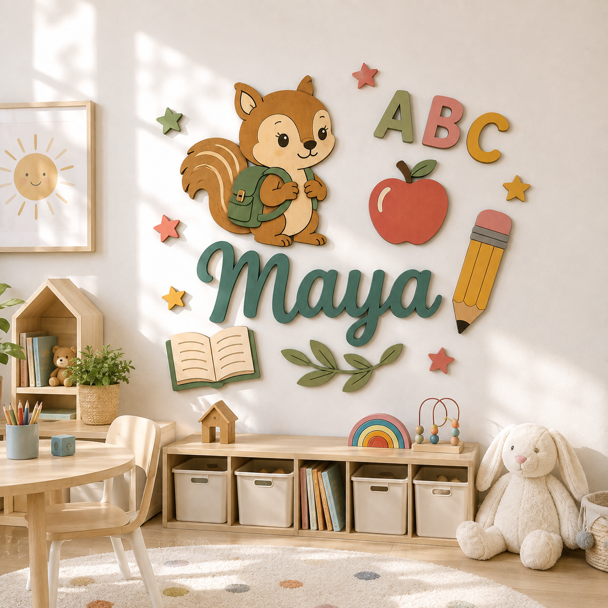 Personalized Back to School Name Sign