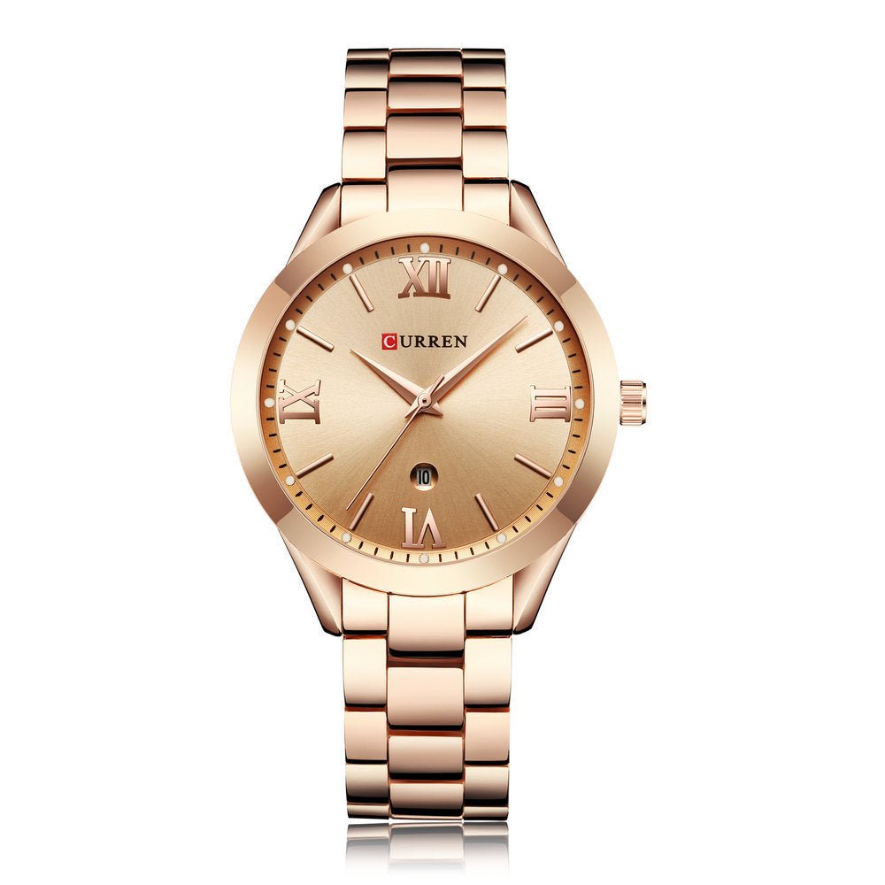 CURREN 9007 Rose Gold Ladies Quartz Watch