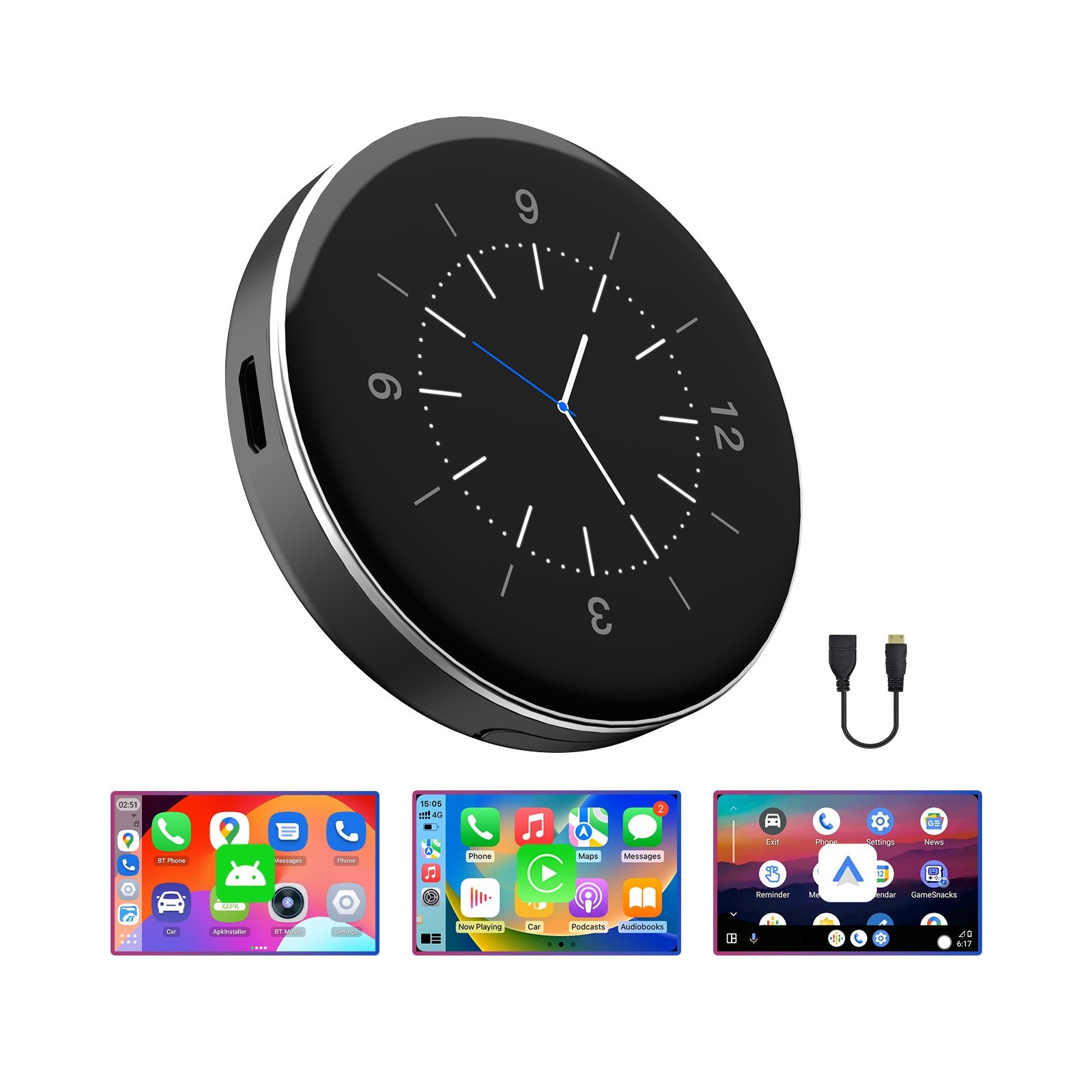 Binize B3 Pro Max CarPlay AI Box Wireless Carplay&Android Auto, HDMI,8+128G AI Box