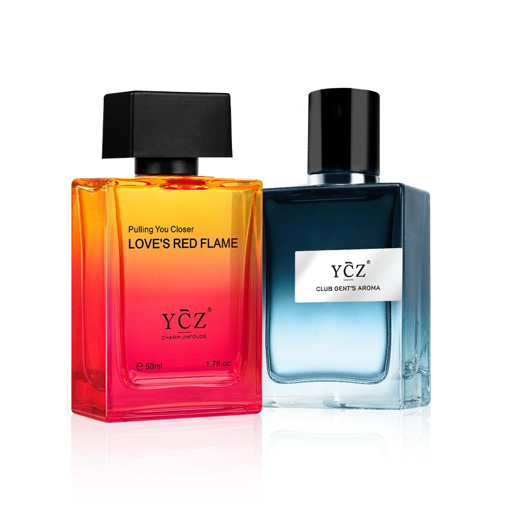 YCZ Club Gent's Aroma Men's Aromatic Cologne & Love's Red Flame