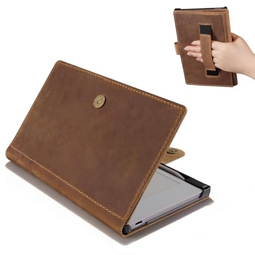 Remarkable Paper Pro Move 7.3" 2025 Genuine Leather with Hand Strap Case