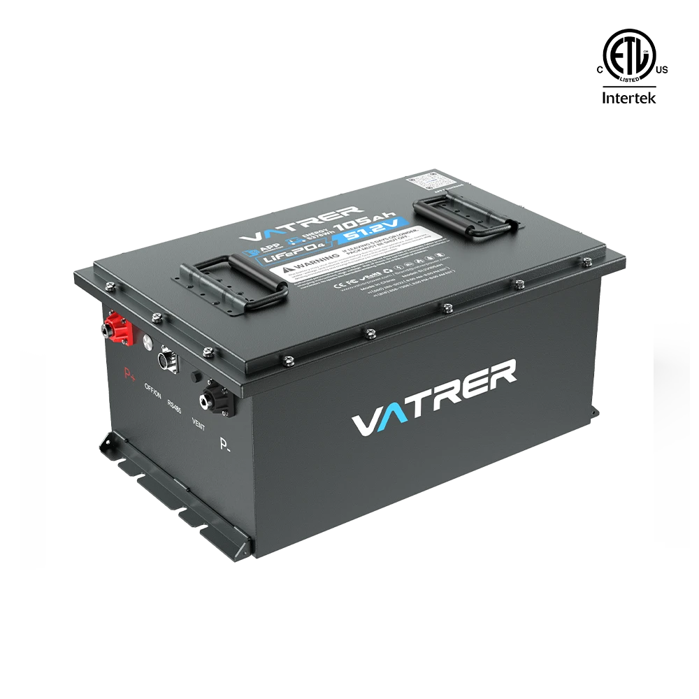 UL 2271Vatrer 48V 105Ah EZGO Lithium Battery Conversion Kit for an Easier Lead-Acid Upgrade
