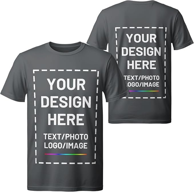 Custom T-Shirt with Your Image for Men, Women and Kids
