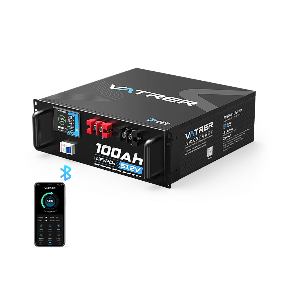 ULVatrer 48V (51.2V) 100Ah Server Rack Lithium Battery