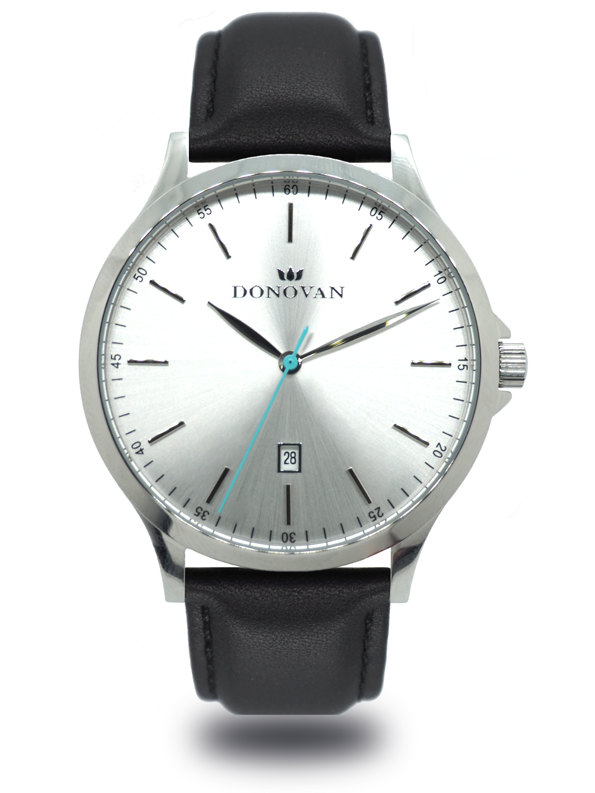 Donovan The Axcent - Silver/Black Leather