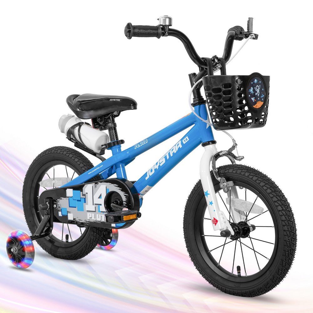 JOYSTAR Pluto 2.0 Kids Bike with Flash Training Wheels CA