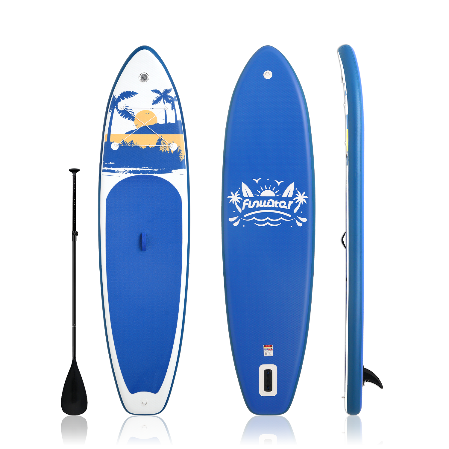 Coastal Vibes 11' Inflatable Paddle Board Ride the Sunset in Style