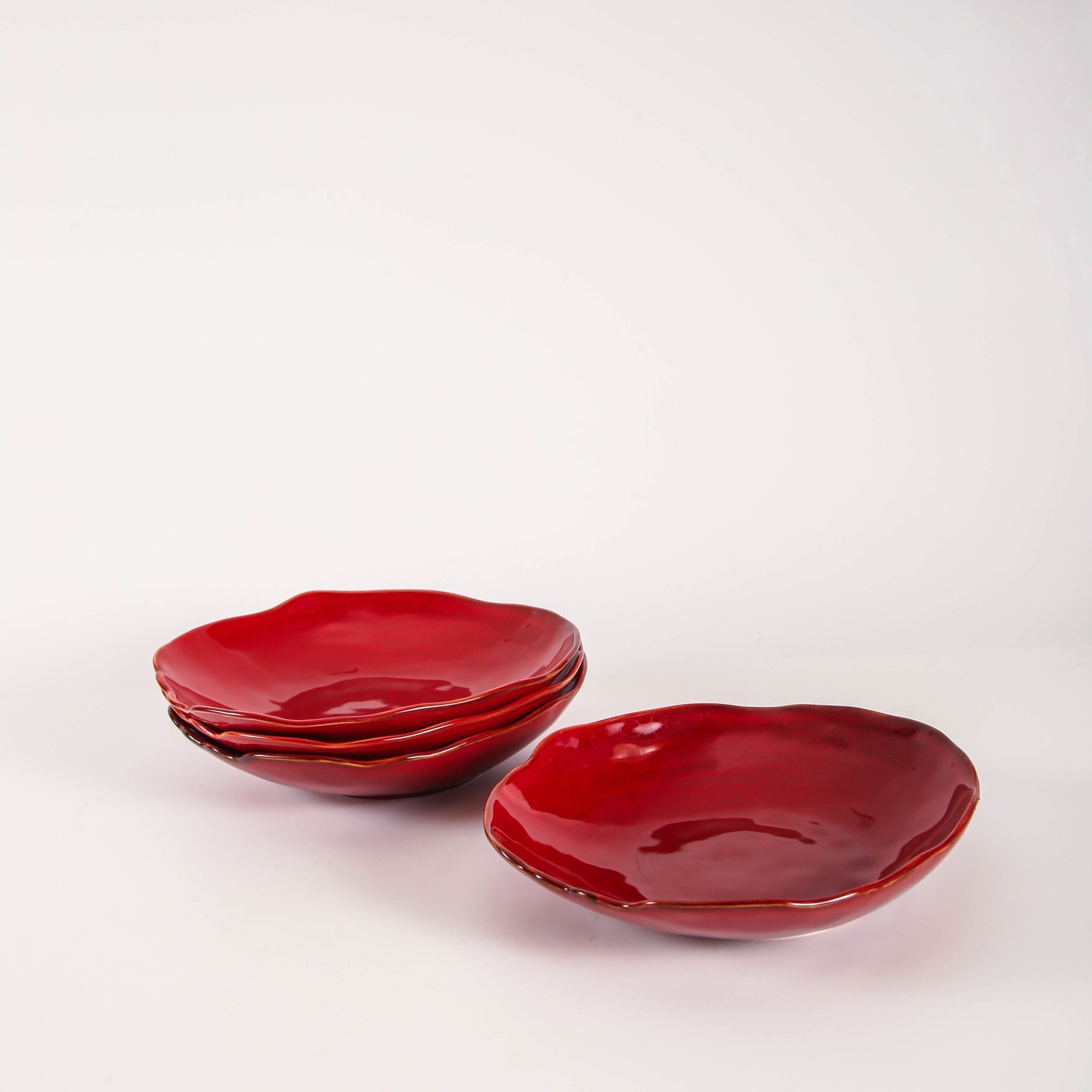 Garnet Rouge Organic Deep Plate Set