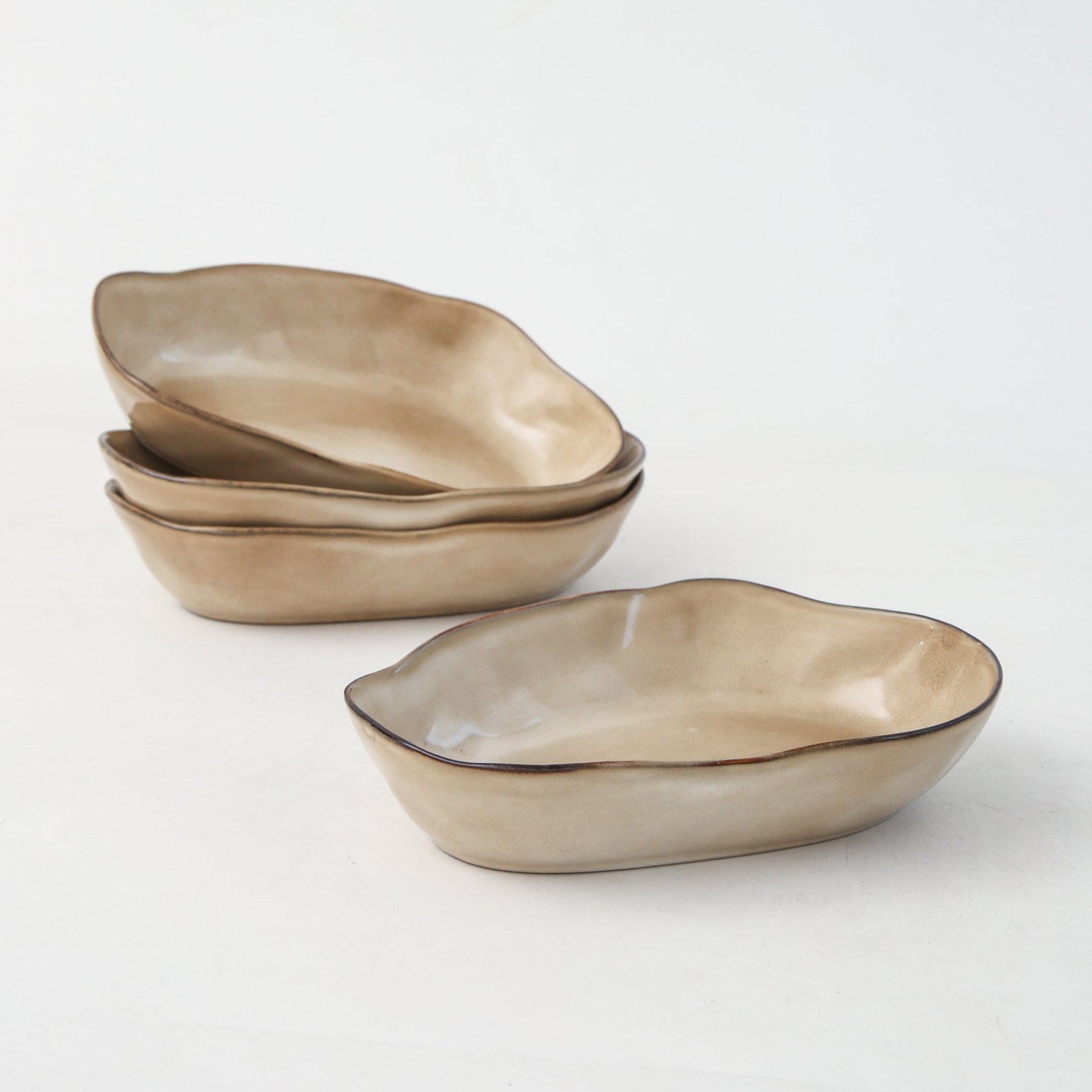Crema Organic Oval Plate Set