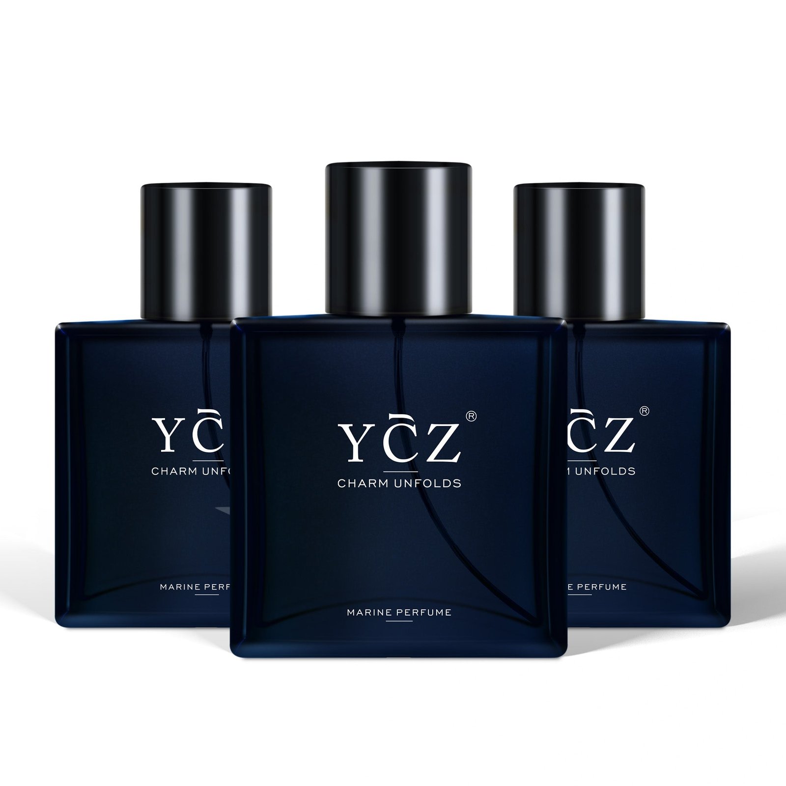 YCZ Midnight Marine Eau De Parfum 3 Bottles