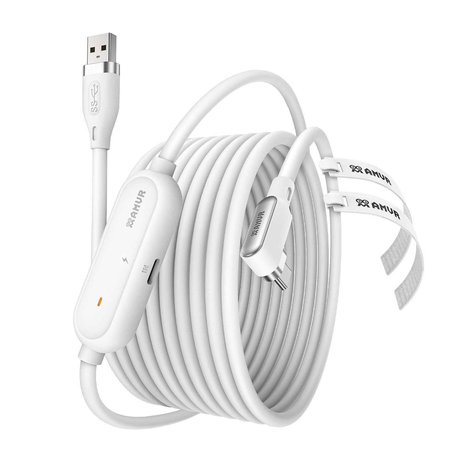 AMVR VR Link Cable with Separate Charging Port