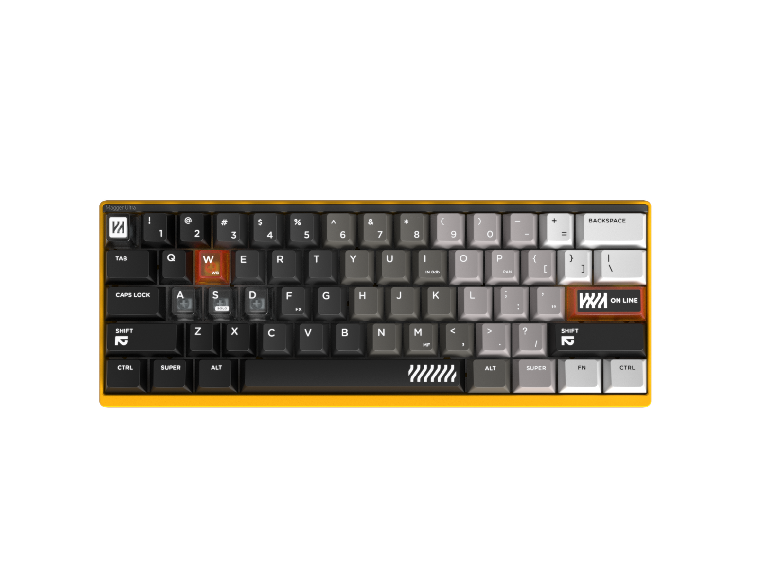 Magger60 HE 60% Hall Effect Magnetic Gaming Keyboard
