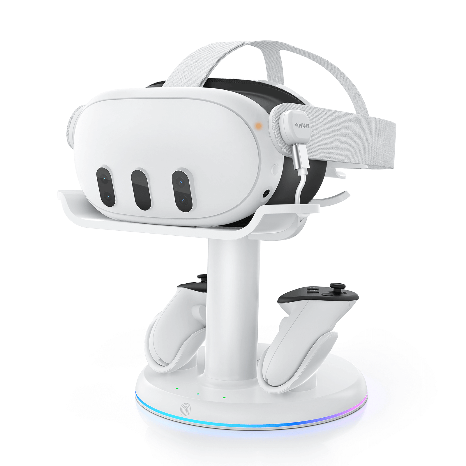AMVR CD2 3-in-1 Magnetic Charging Dock for Quest 3/3S