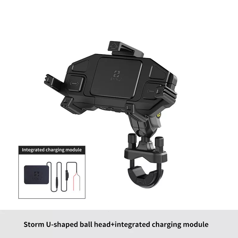 Anti-Theft Wireless & Wired Charging Phone Mount - AM01