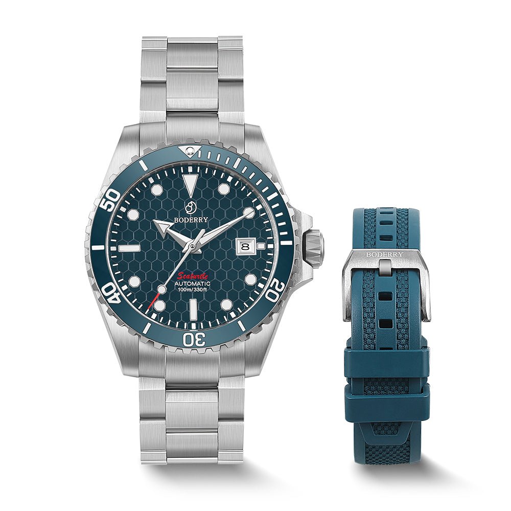 SEATURTLE.OCEAN Titanium Diver Watch — Sea Blue