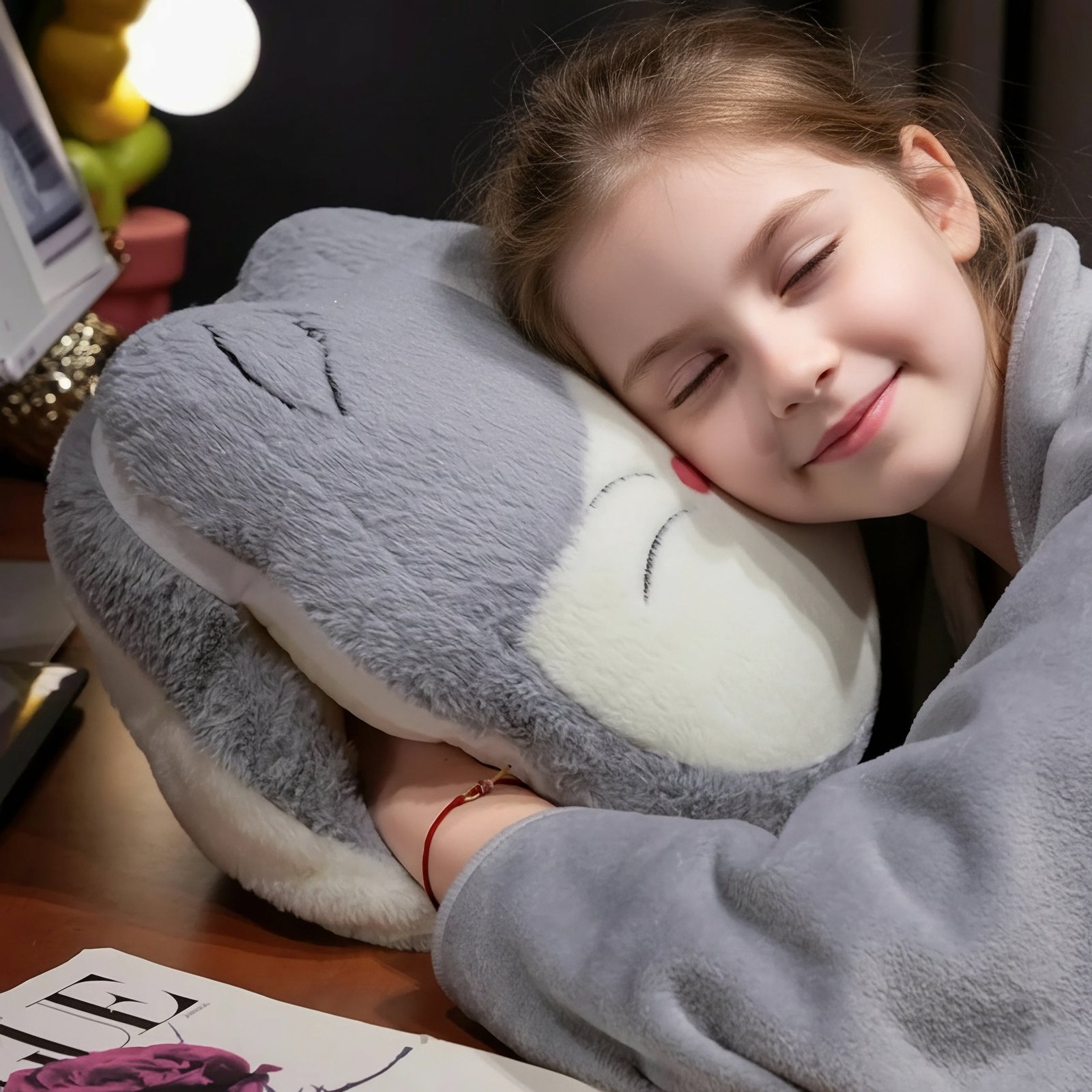 CozyCat 3-in-1 Kids Travel Blanket & Hand Warmer Set
