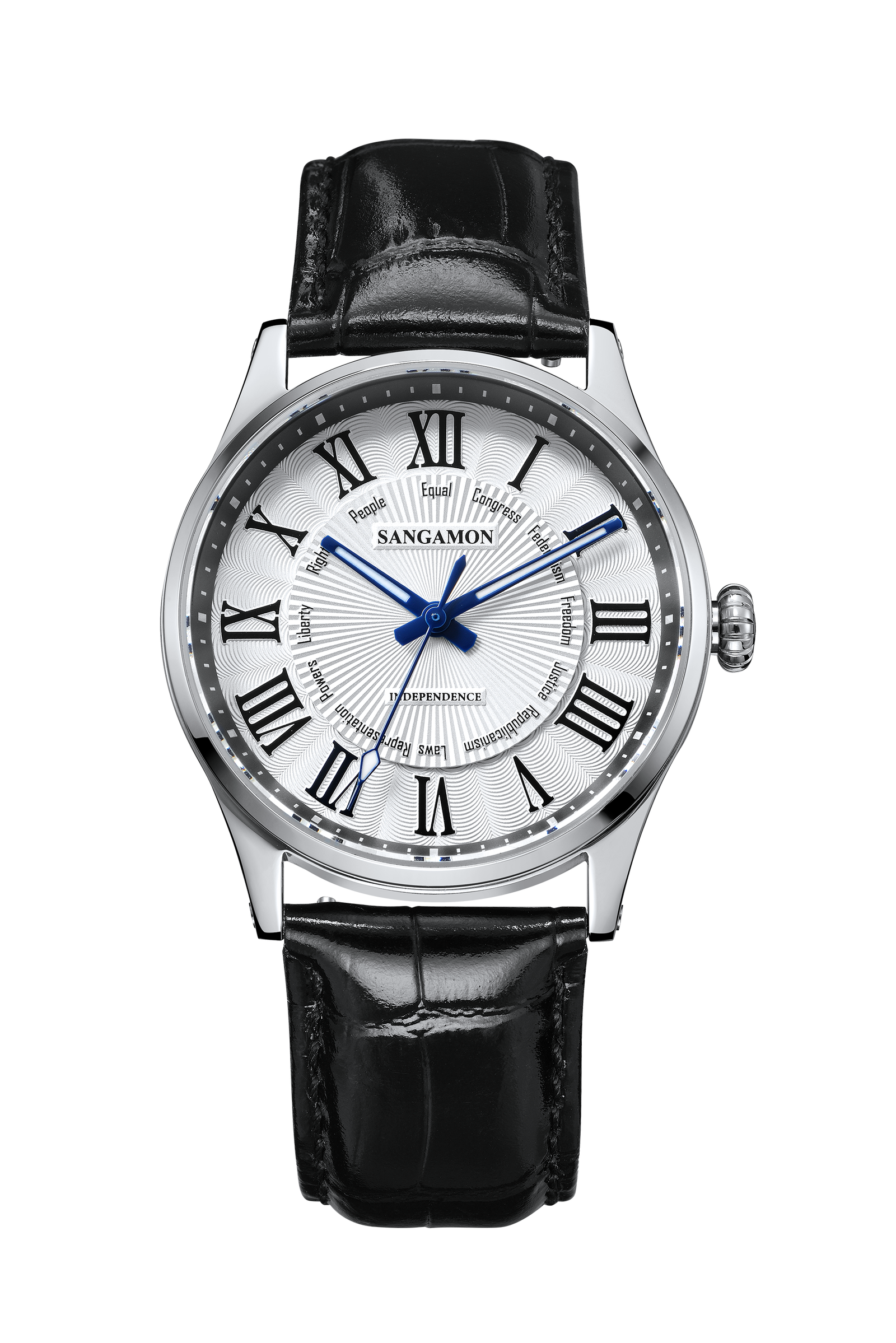 Sangamon Independence — White & Black