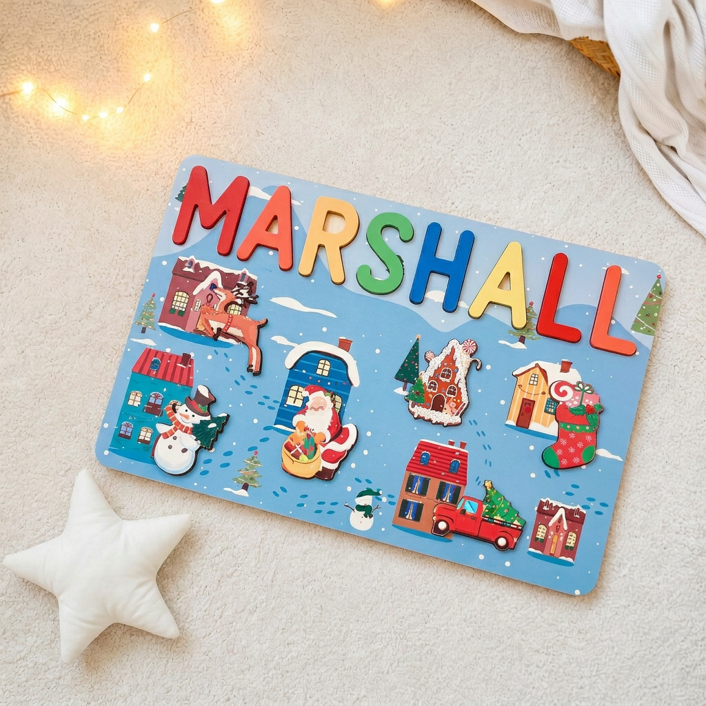 Personalized Christmas Name Puzzle