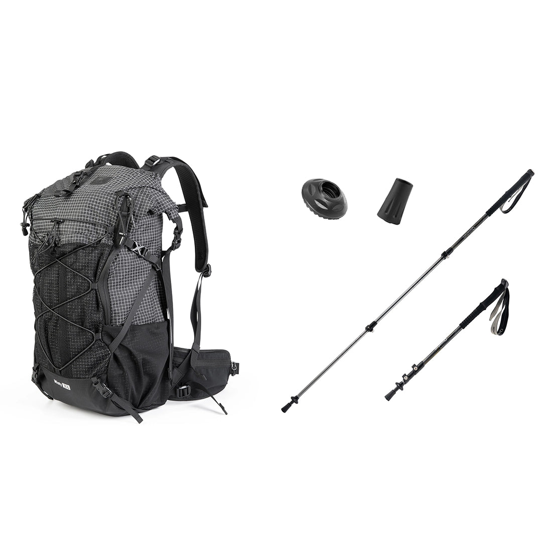 Hiking Backpack 30-35L + Trekking Pole