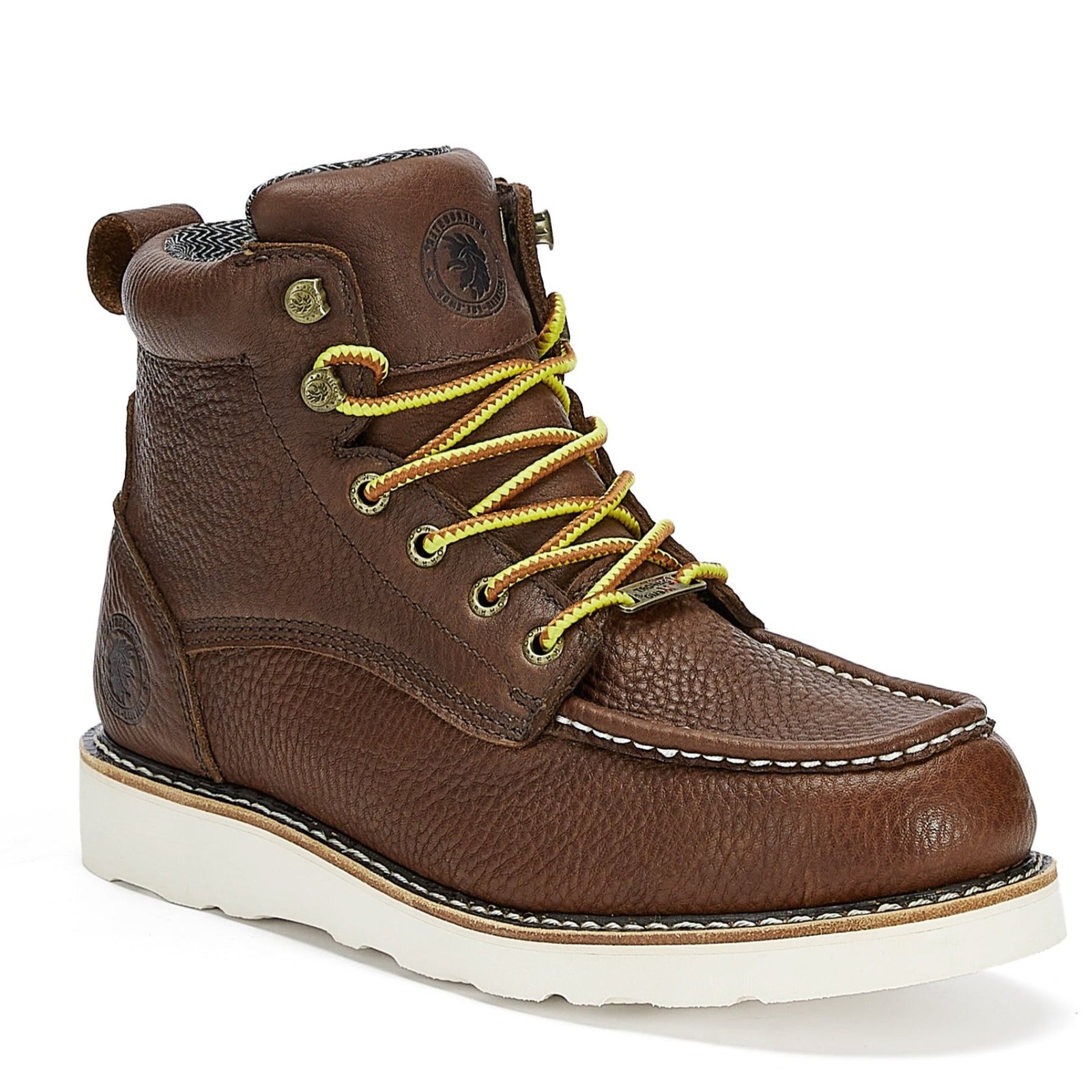 ROCKROOSTER Walker 6 inch Waterproof Wedge Work Boots, Soft toe, Oil Resistant ASTM 2892 with Vibram Outsole VAP360II