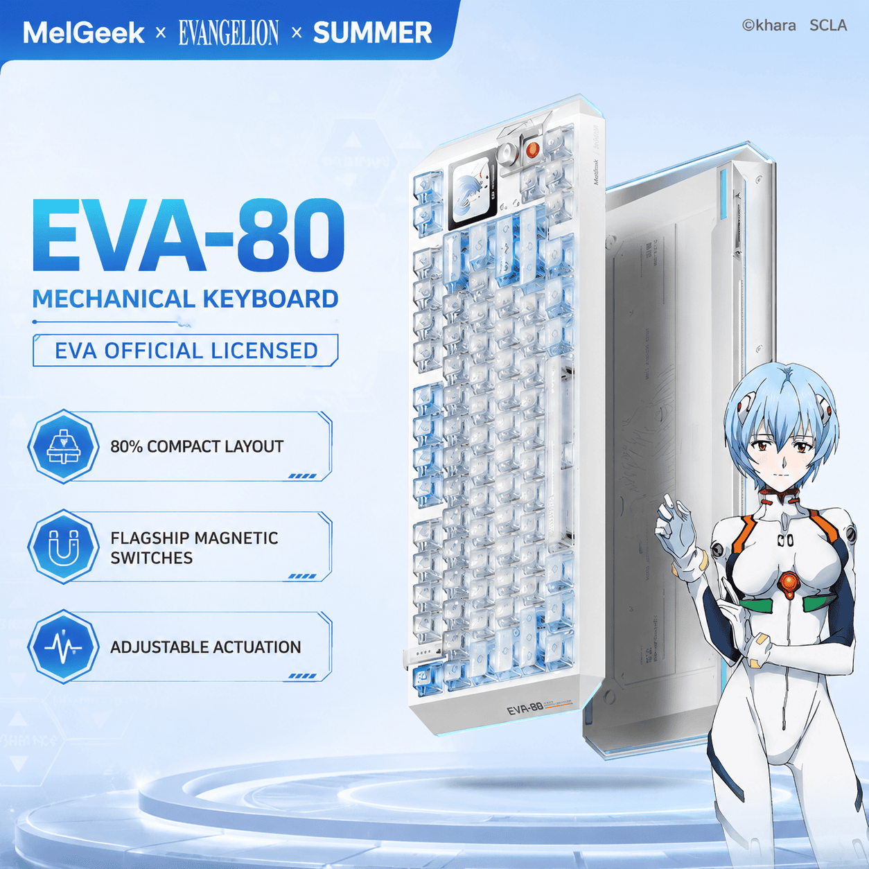 MelGeek Singularity EVA Hall Effect Keyboard