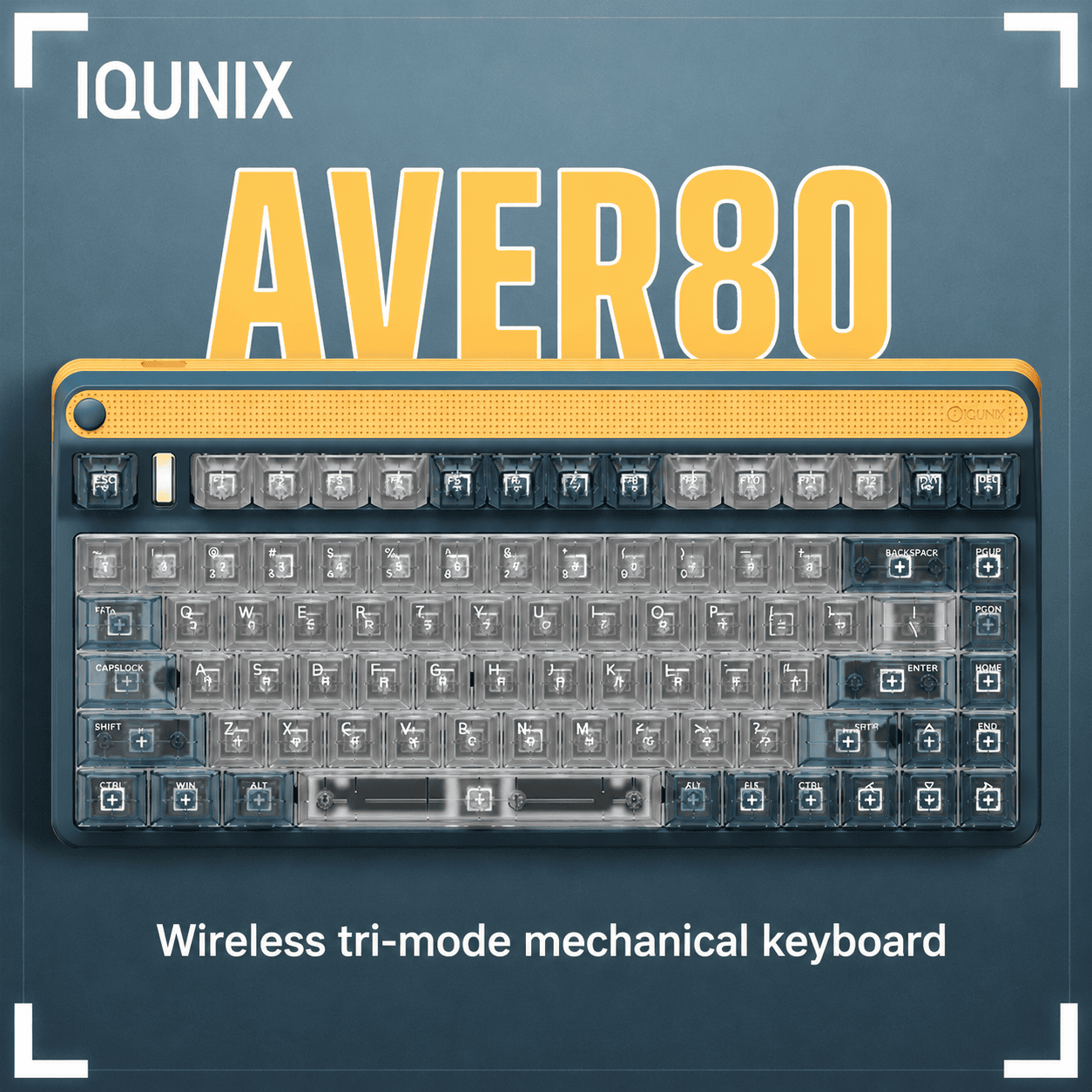 IQUNIX Aver80 Wireless Tri-Mode Mechanical Keyboard