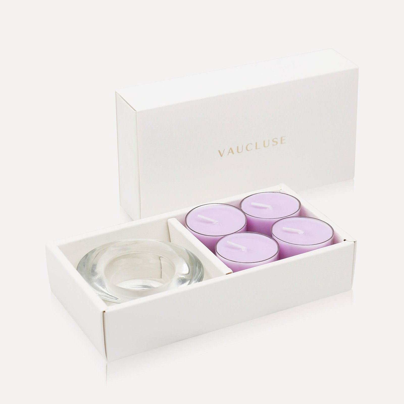 Vaucluse Lavender Tealights & Candle Holder Set