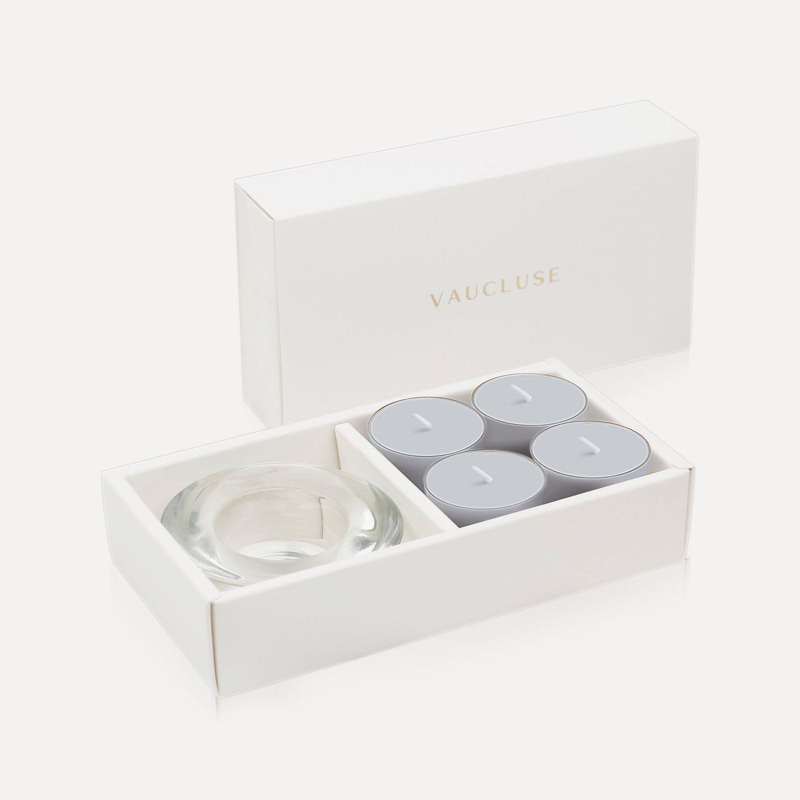 Vaucluse Velvet Tealights & Candle Holder Set